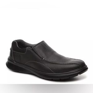 Clarks Cotrell Step Leather Slip-On Loafer Shoes Size 10 in Excellent Condition
